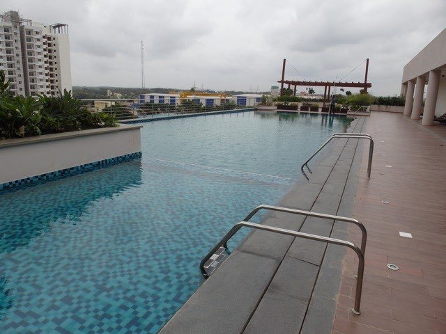 Rooftop swimming pool