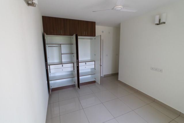 Bedroom with fitted wardrobes
