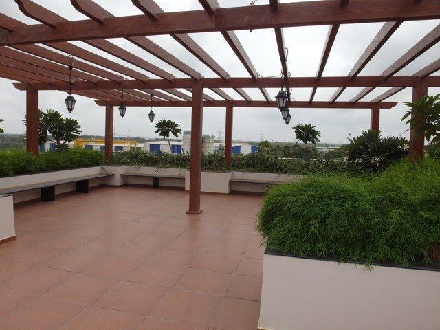 Pergola seating terrace